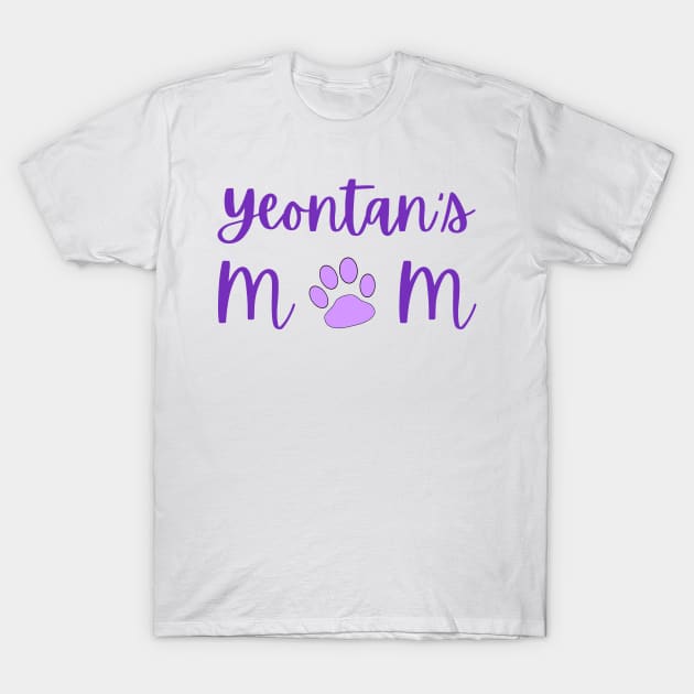 Yeontan's mom - V of BTS - Purple T-Shirt by e s p y